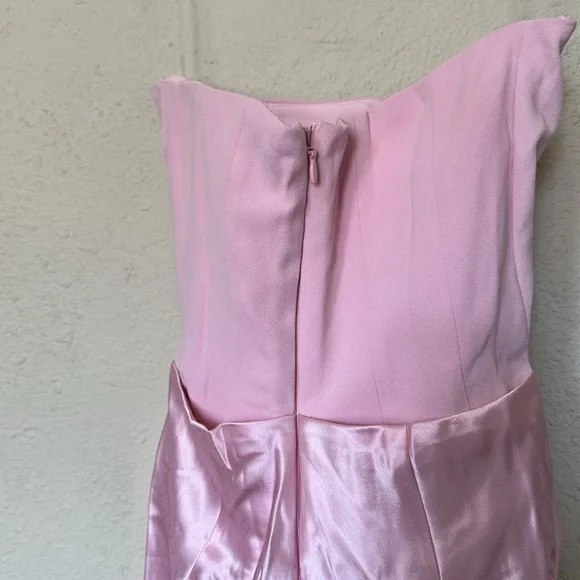 HOUSE OF CB 'Persephone' Rose Shadow‎ Strapless Corset Maxi NWOT size S